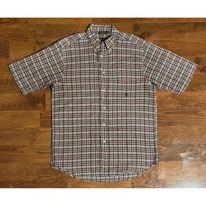 Vintage Nautica sailboat button up shirt